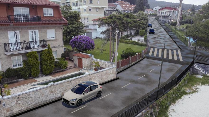 Plataforma única y drenaje de la playa: así quedará el puerto de Covelo, en Poio