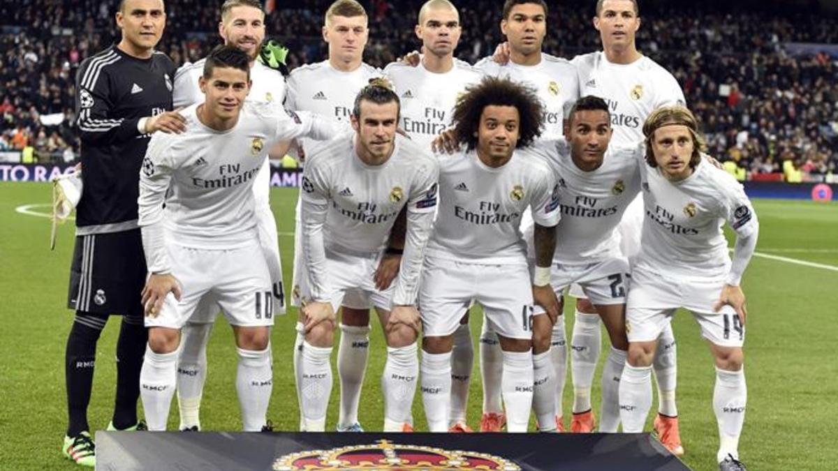 El once inicial del Real Madrid ante la Roma