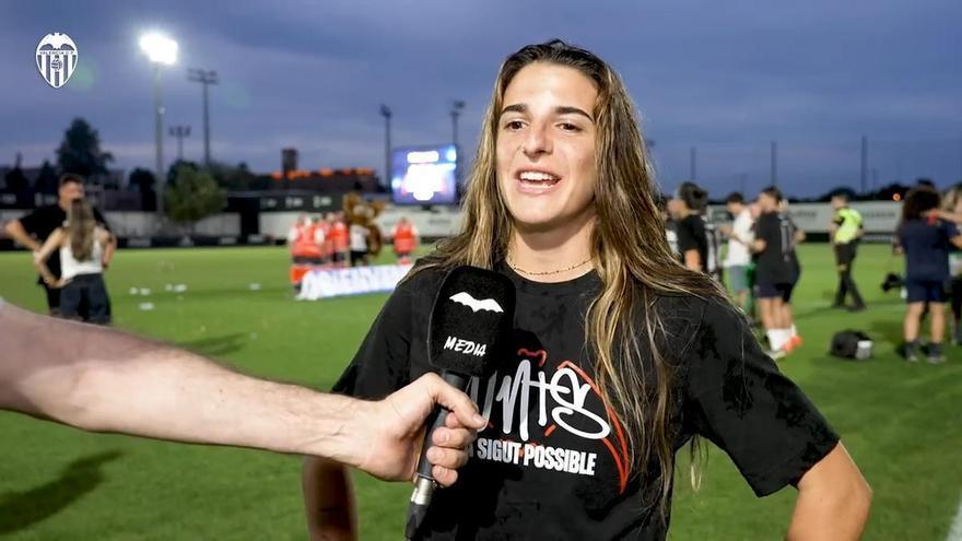 Andrea Recio, el apoyo invisible del ascenso del Valencia CF: "Esto ha sido de todas"