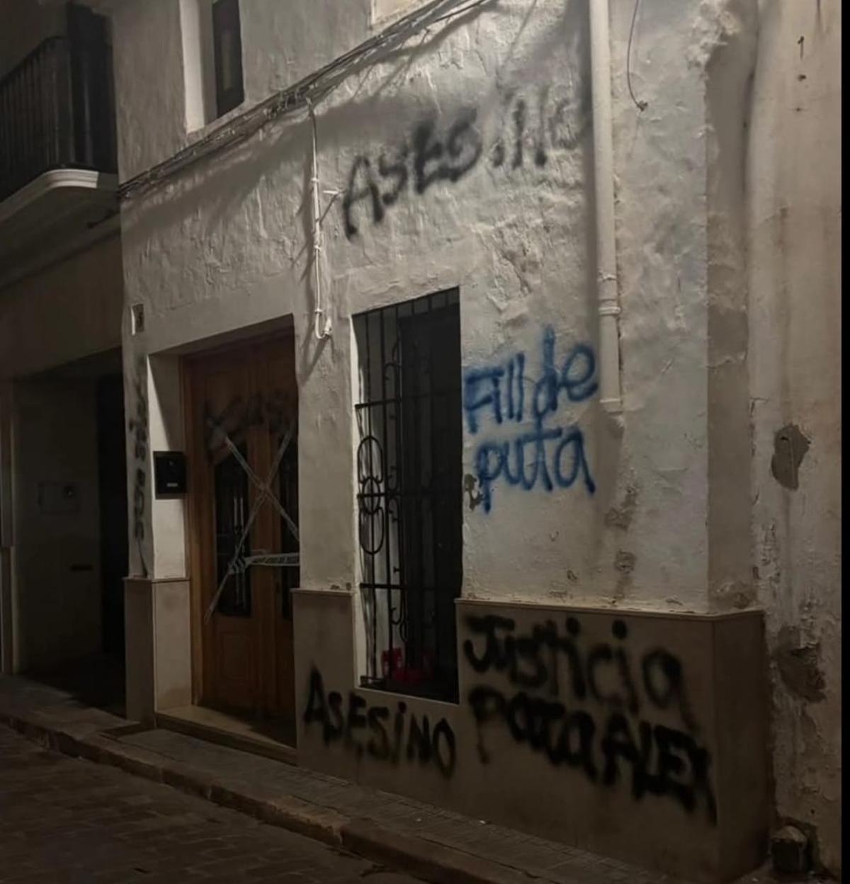 Vivienda en la que se produjo el crimen de Sueca.