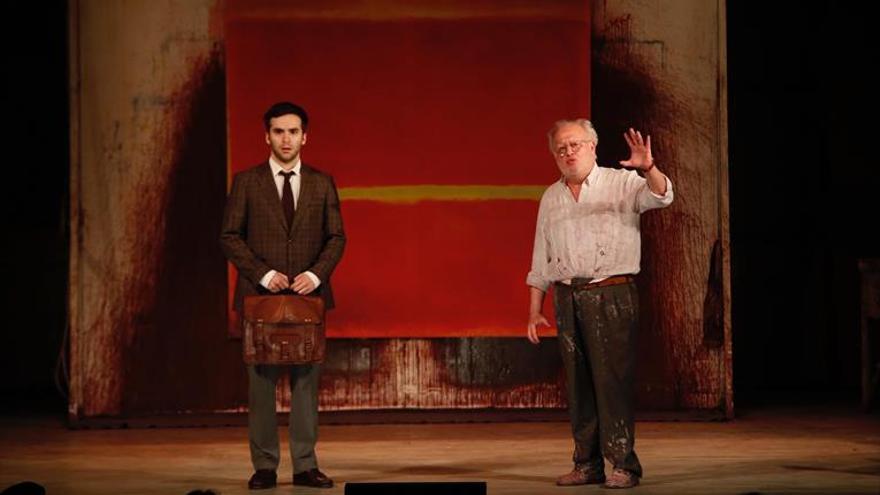 Juan Echanove y Ricardo Gómez triunfan en el Gran Teatro con &#039;Rojo&#039;