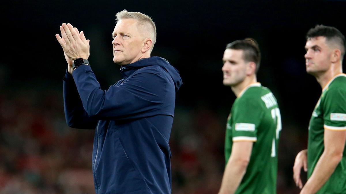 Heimir Hallgrimsson, entrenador de Irlanda, durante un partido de la Nations League