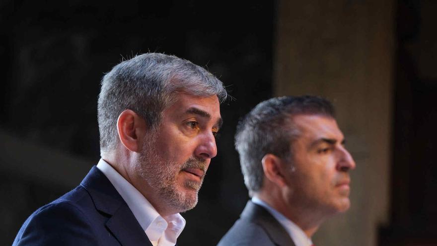 Fernando Clavijo y Manuel Domínguez hacen un balance de los primeros cien días de gobierno