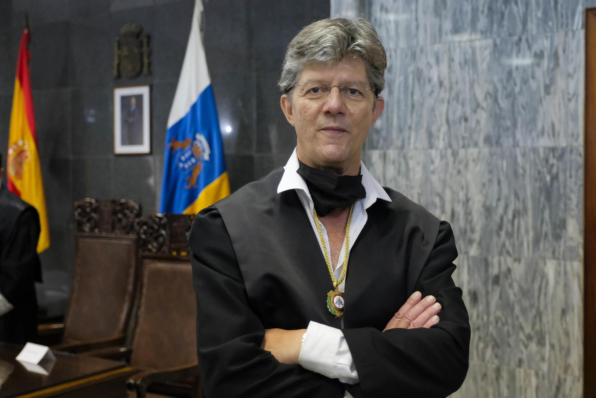El nuevo presidente del Consejo Canario de Colegios de Abogados, Carlos Viña.