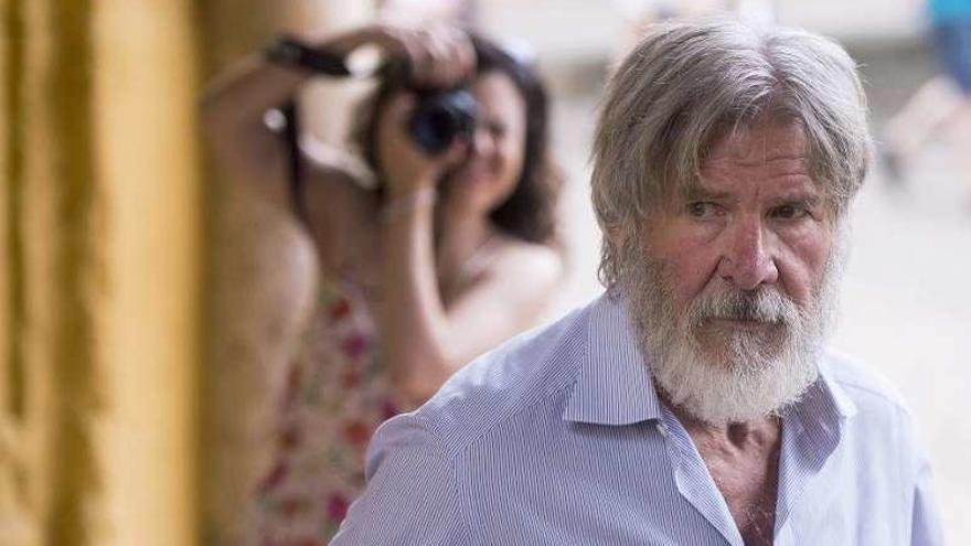 Harrison Ford, durante una reciente visita a España. // Efe