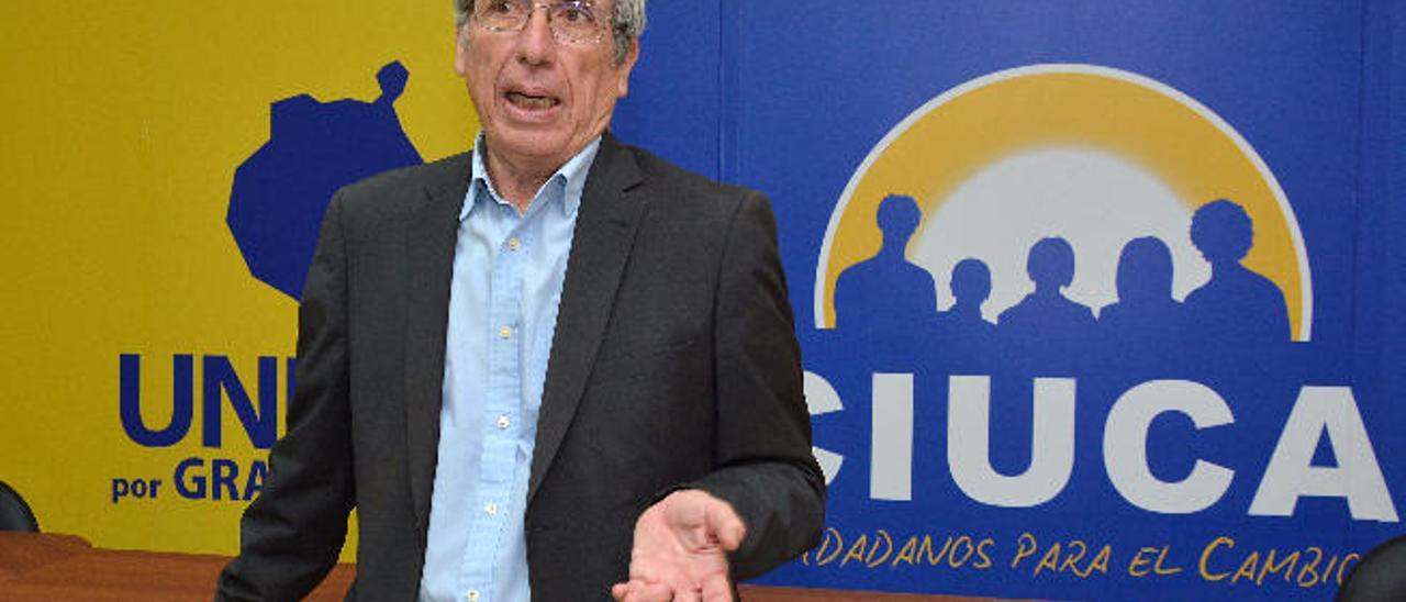 Guillermo Reyes, ayer, en la sede de Ciuca.