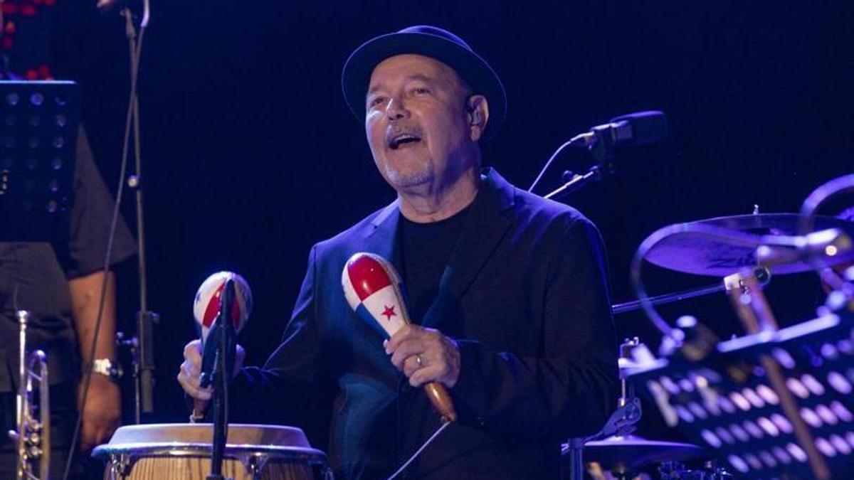 Rubén Blades, el pasado sábado, durante su concierto en La Mar de Músicas.