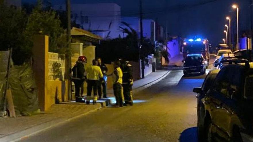 Desalojados 150 vecinos de Cala de Bou por un escape de gas en una obra