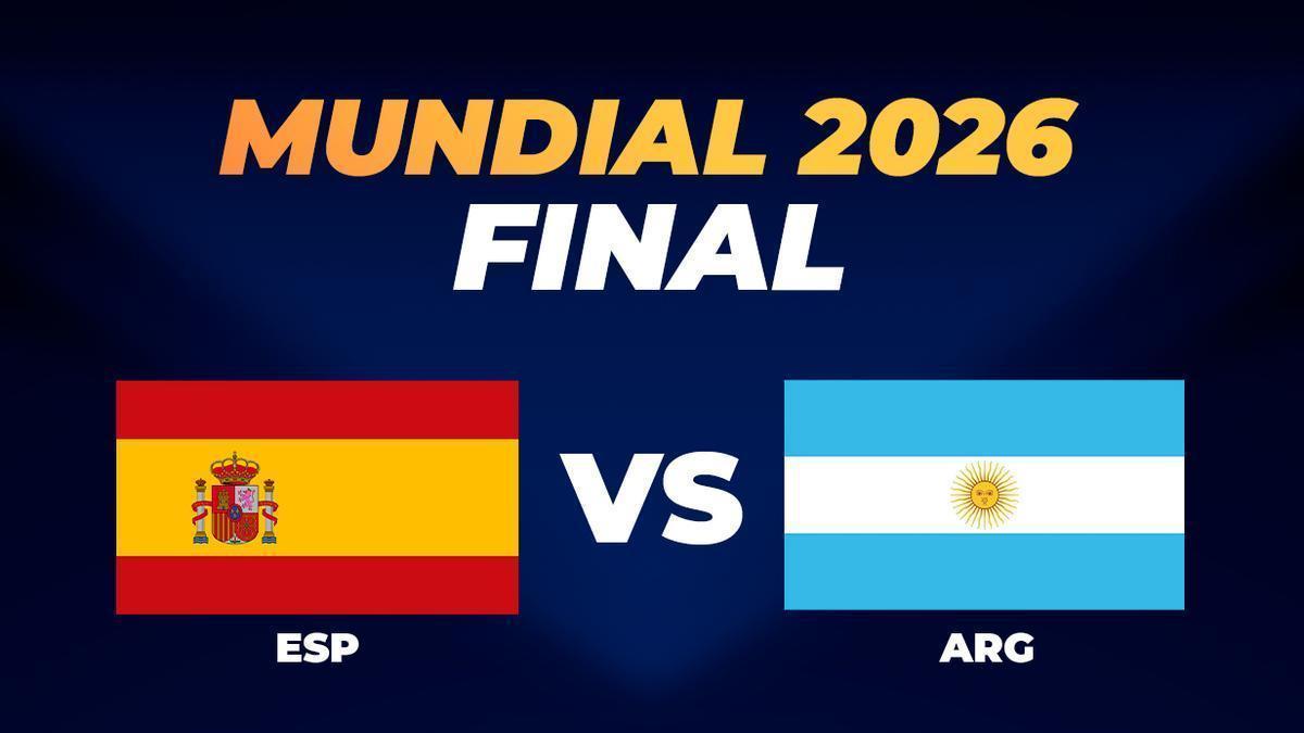 Anuncio de la proyección del partido del domingo.