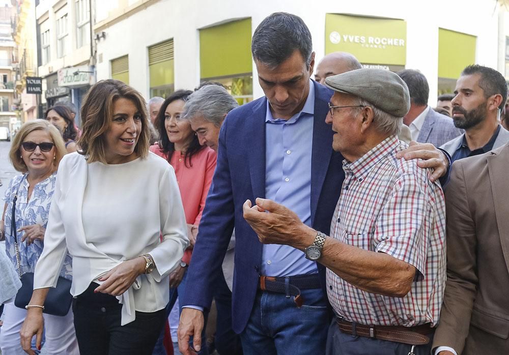 De paseo electoral con Pedro Sánchez