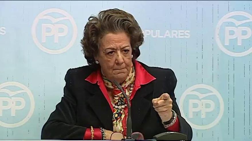 Barberá no recuerda cómo hizo llegar mil euros al PP valenciano