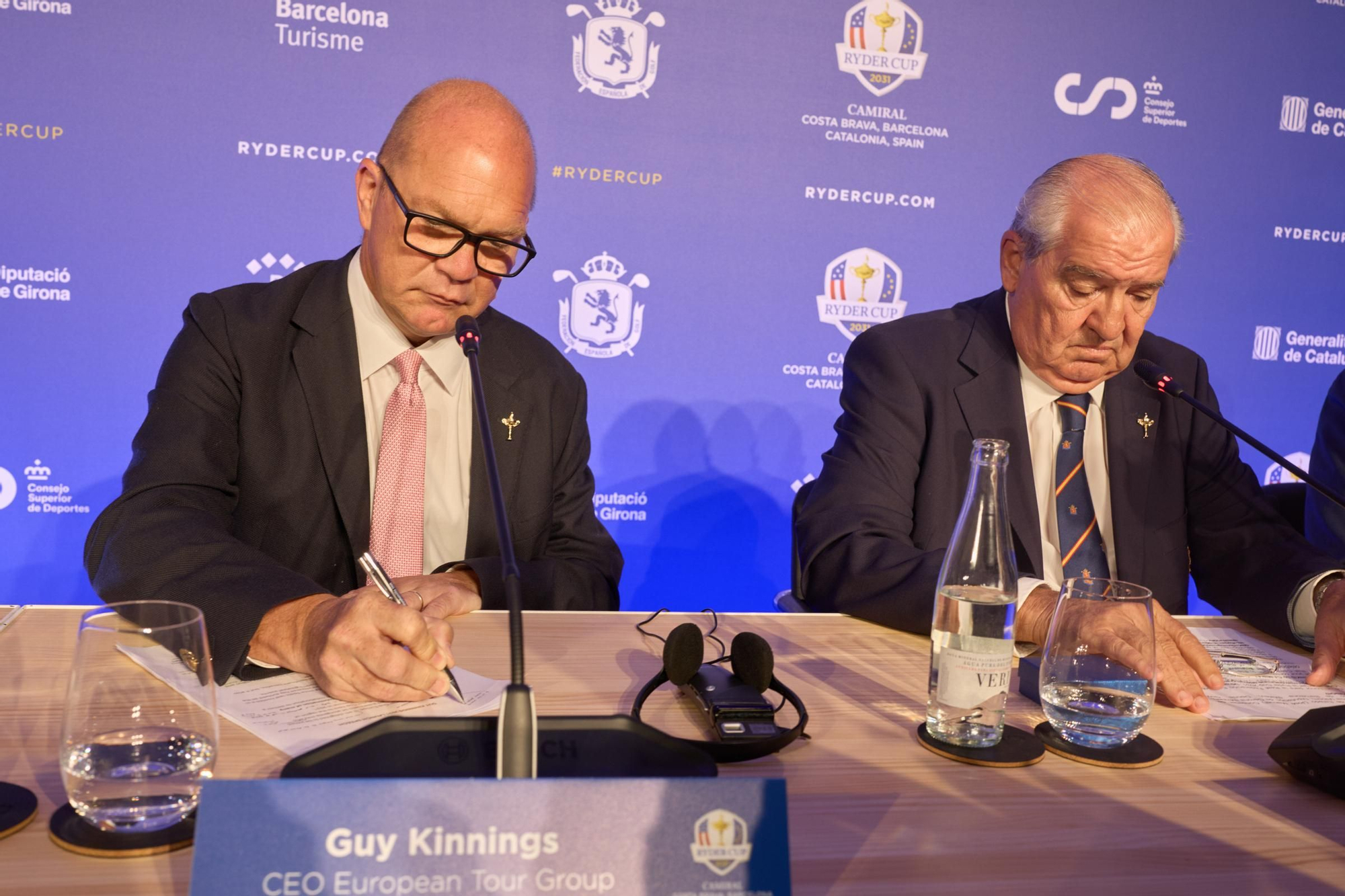 Les imatges de la presentació de la Ryder Cup 2031 a l'Hotel Camiral