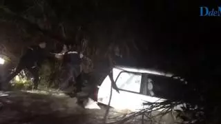 Borrasca Juliette en Mallorca | Así fue el dramático rescate de un hombre y dos niños arrastrados con su coche en sa Riera