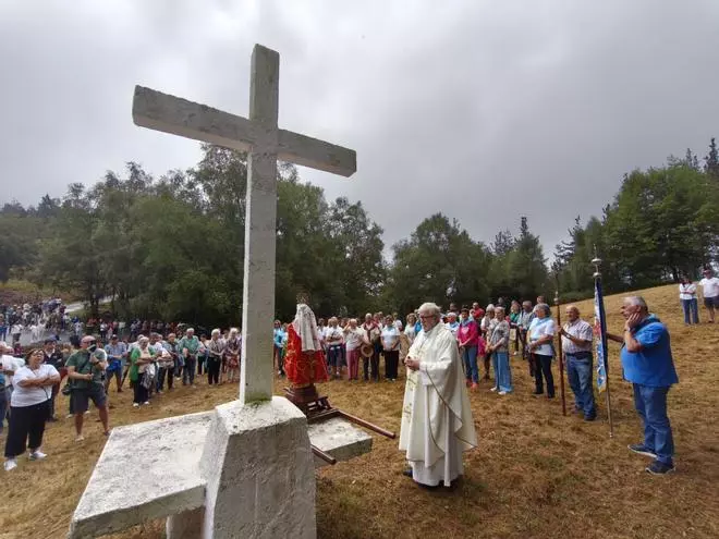 Así fue la procesión, misa y romería de Nuestra Señora del Viso en Salas