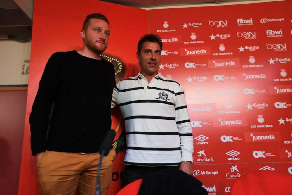 Presentación de Javier Olaizola, nuevo entrenador del Mallorca