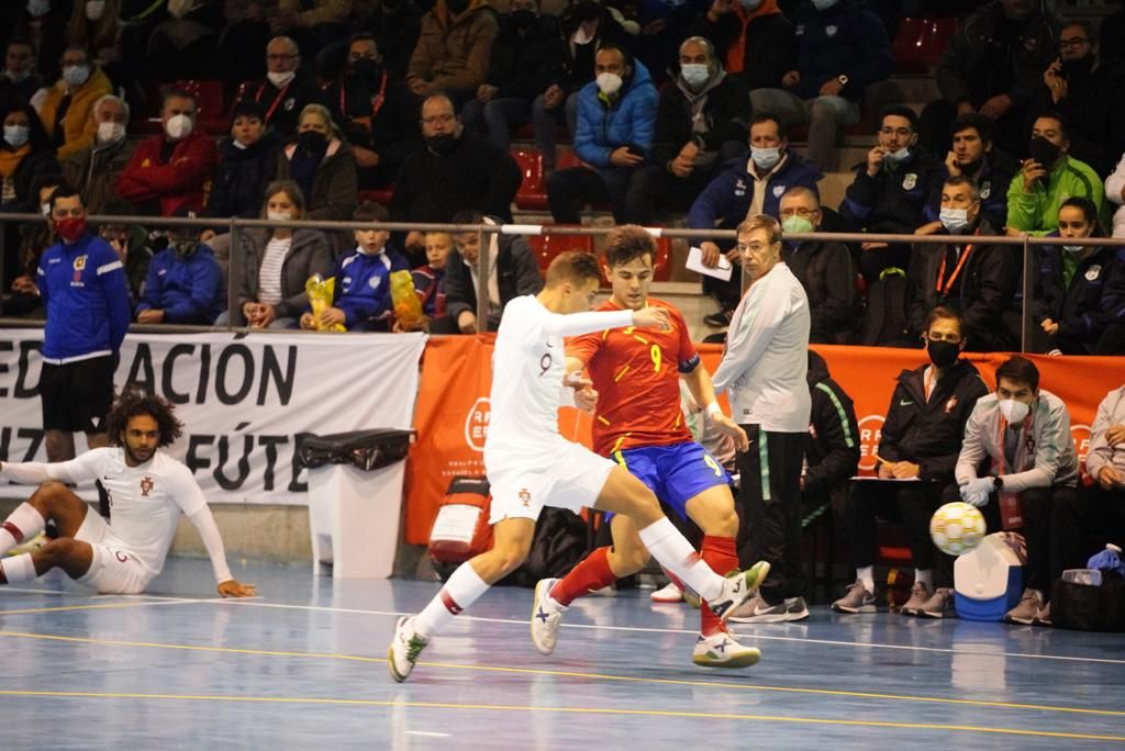 Las imágenes del España-Portugal de Futbol Sala Sub-19 en Pozoblanco