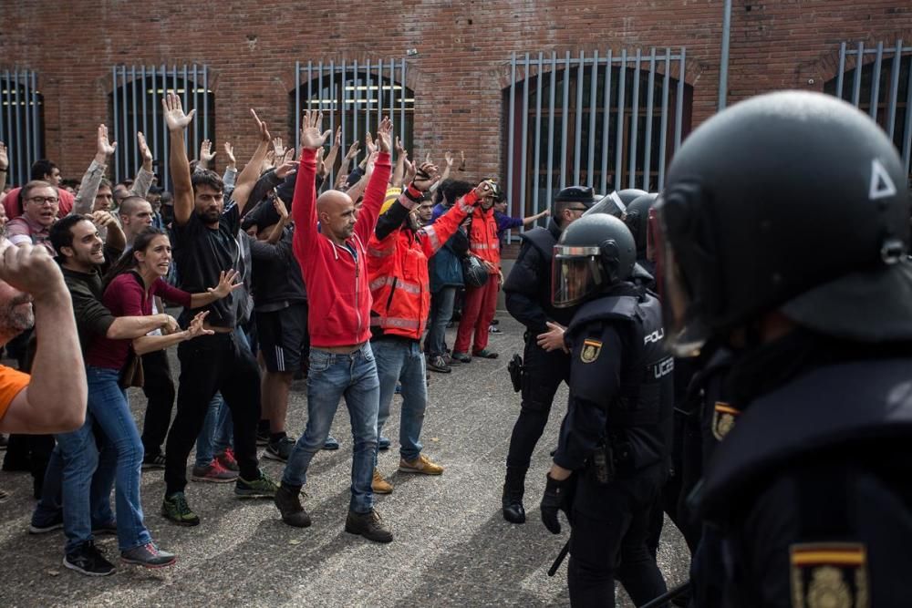 Enfrontaments al centre municipal d'ocupació de Sant Narcís a Girona