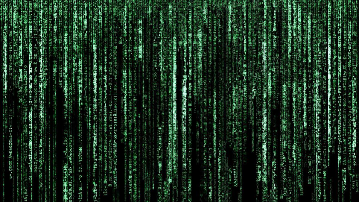 Lluvia digital de 'Matrix'