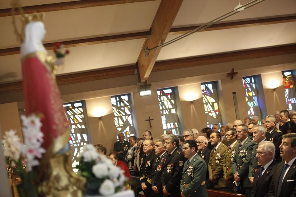 Fiesta de la Guardia Civil el día de su patrona en Gijón