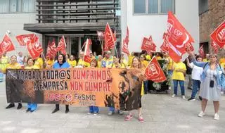 Jardincelas inicia una huelga indefinida tras denunciar la empresa a Cambre y Culleredo
