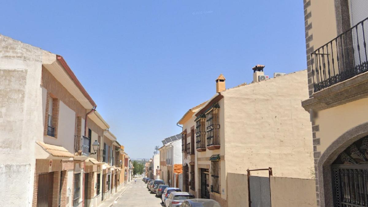 Calle Montoro en la urbanización Los Poleares, en Lucena.