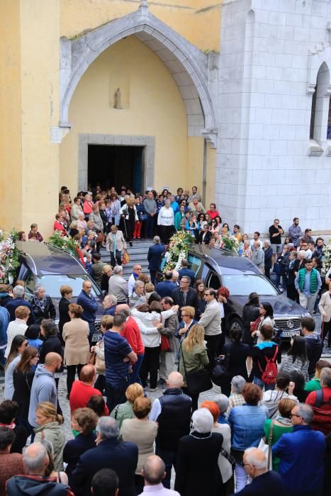 Funeral de David Carragal en Cudillero