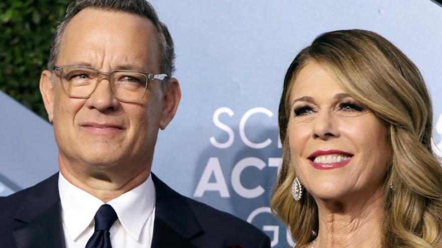 L&#039;actor Tom Hanks i la seva esposa, la també actriu Rita Wilson