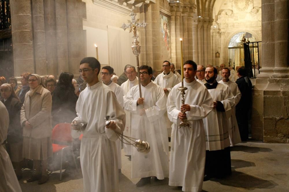 La misa crismal, en la Catedral de Zamora