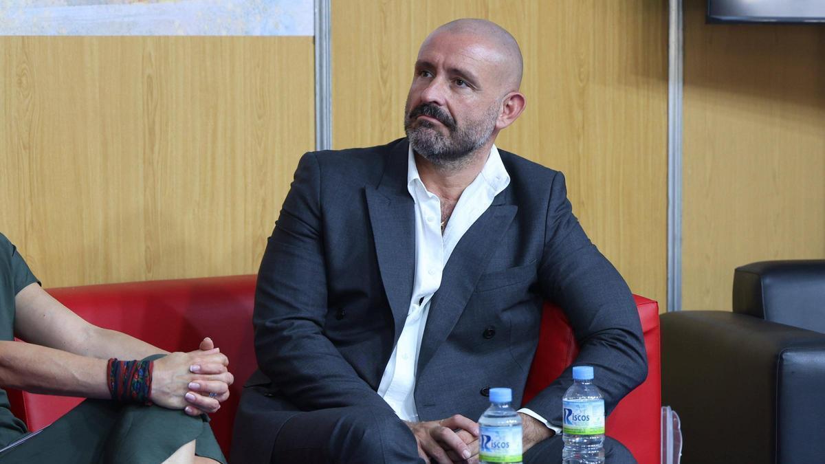 Jaime de los Santos, durante su visita a Cáceres.