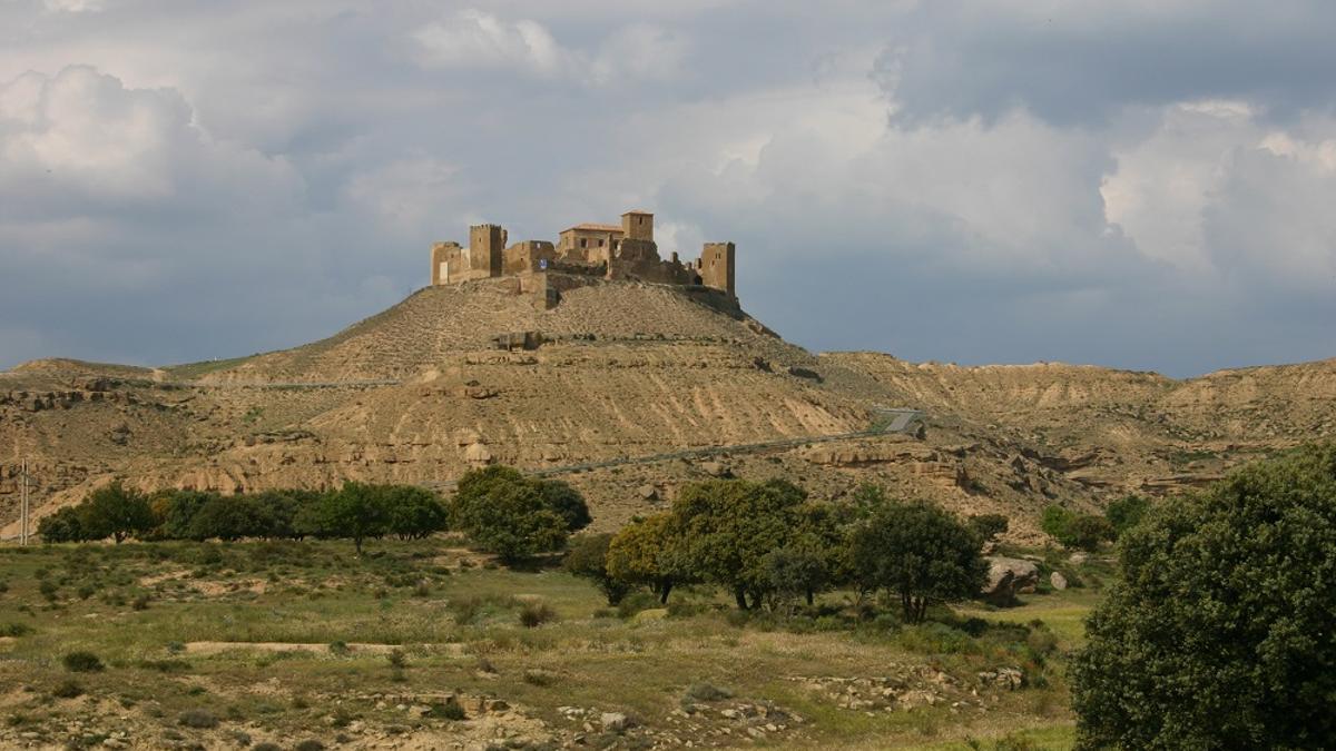 Panorámica del Castillo de Montearagón en Huesca