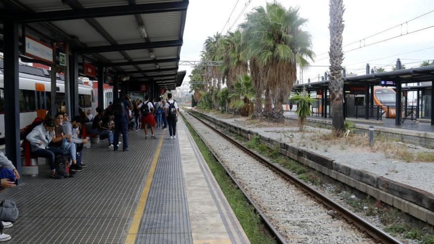 Imatge d&#039;arxiu d&#039;una estació de Rodalies