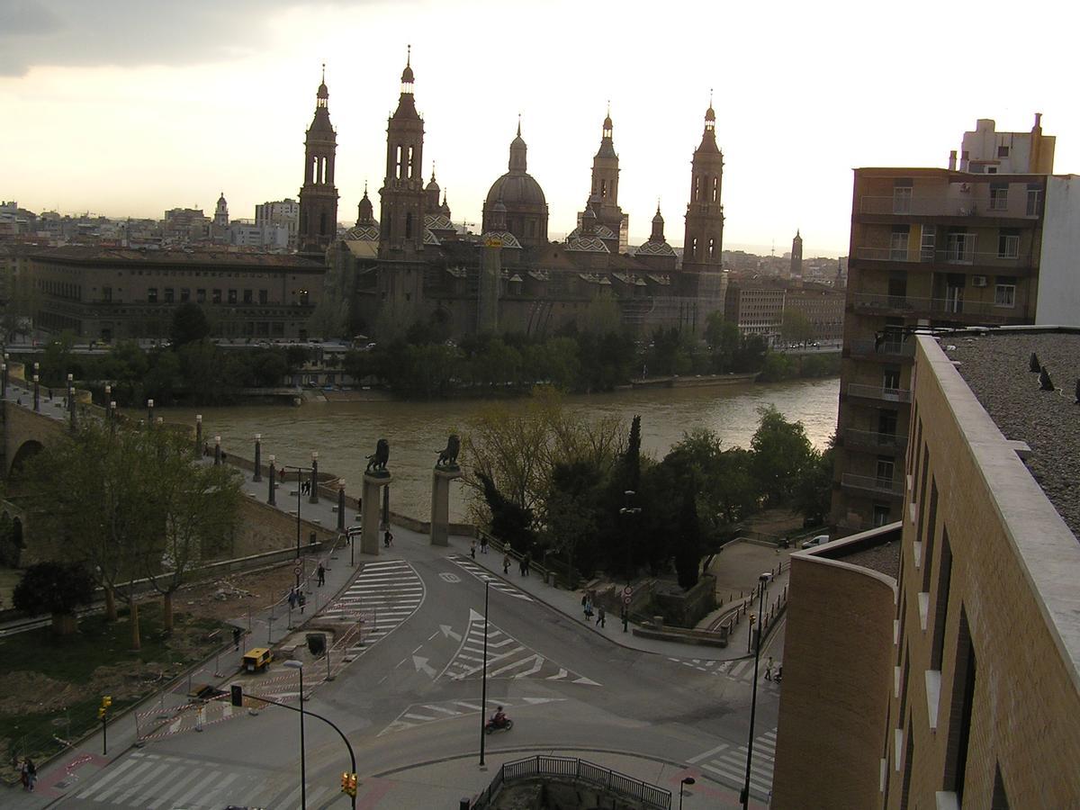 El balcón de San Lázaro en el comienzo de las obras de reforma.