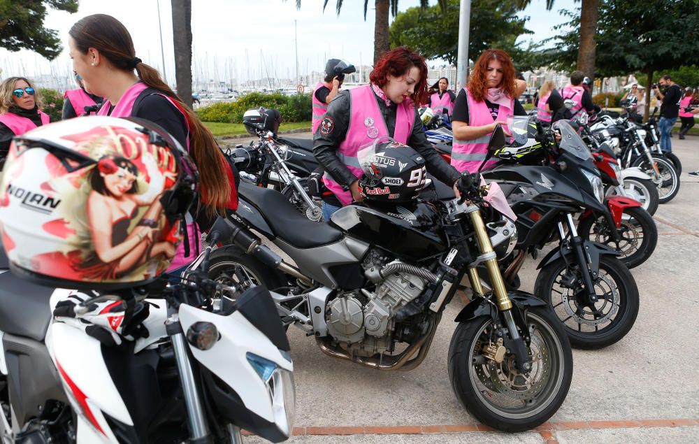 La gran ruta de chalecos rosas contra el cáncer de mama