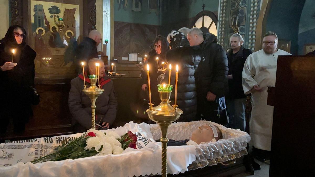 Funeral y ceremonia de despedida del político opositor ruso Alexei Navalny en Moscú.