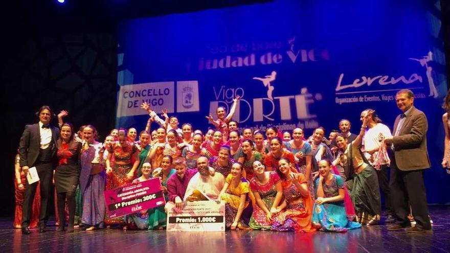 La escuela viguesa Unidance se hizo con el Trofeo Vigo Porté.