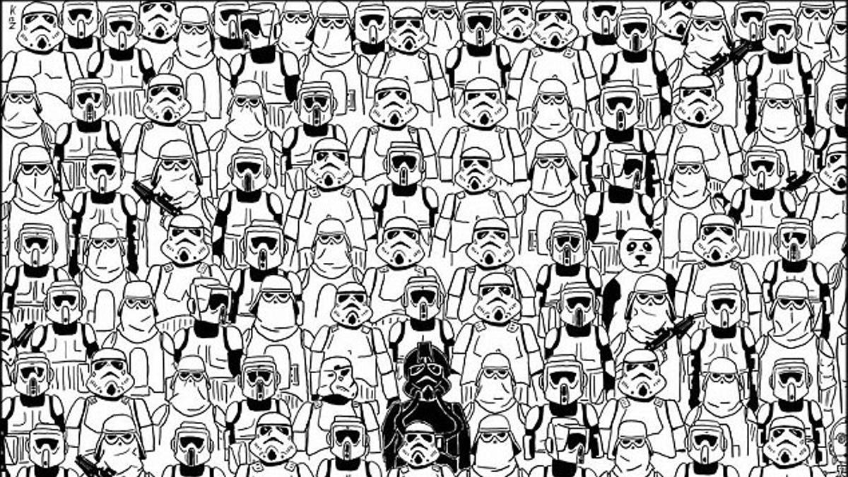Prueba visual: ¿sabrías encontrar al panda?