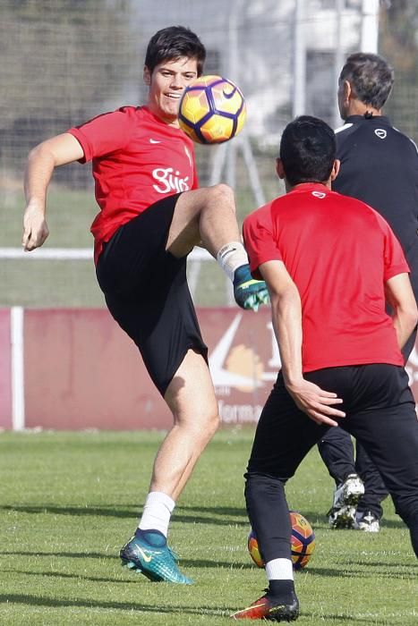 Entrenamiento del Sporting del 01/11/2016