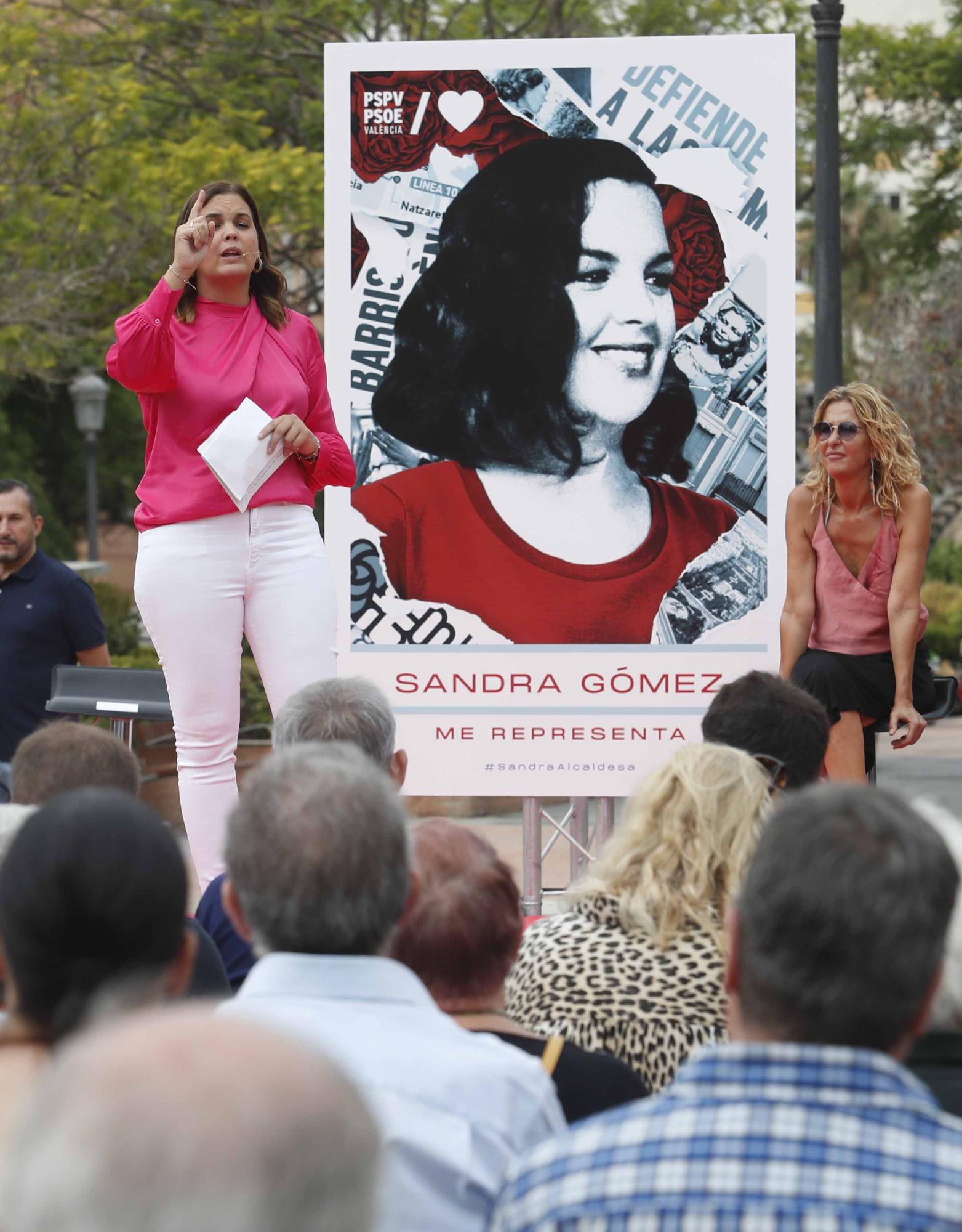 Presentación de la candidatura de Sandra Gómez a las primarias del PSPV