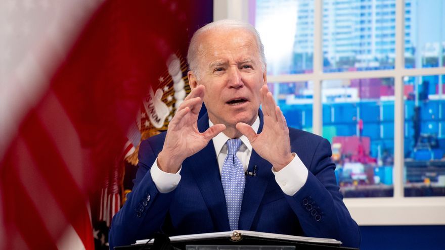 El presidente de EEUU, Joe Biden, durante un acto en la Casa Blanca este miércoles.