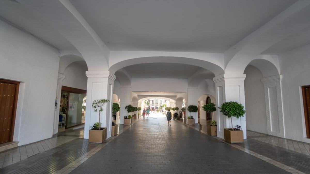 Pasaje de la calle Carmen, en Nerja.