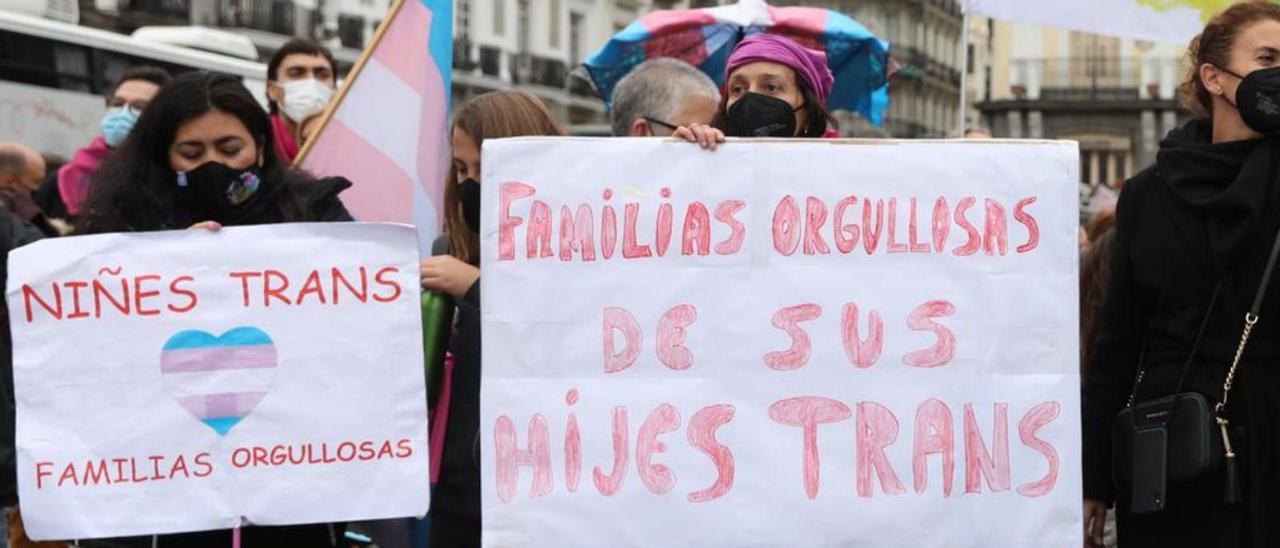 Famílies amb fills trans, concentrades a Madrid | EUROPA PRESS