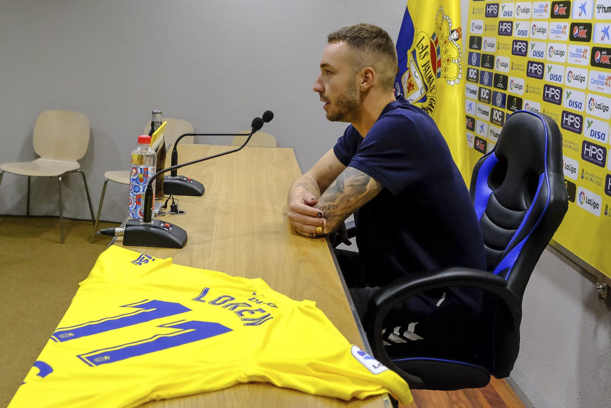 Presentación de Loren, nuevo jugador de la UD Las Palmas