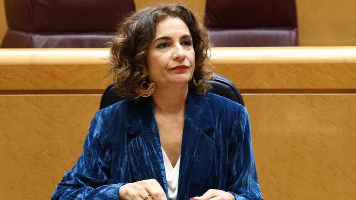 La vicepresidenta primera y ministra de Hacienda, María Jesús Montero.