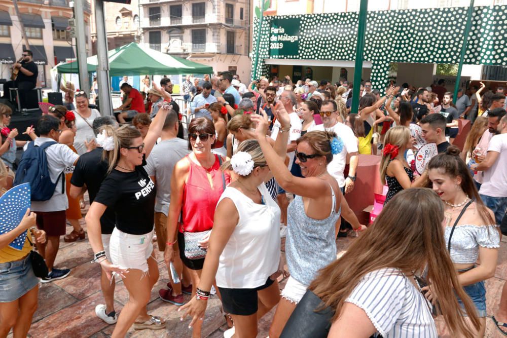 Ambiente en la Feria de Málaga del martes 20 de agosto
