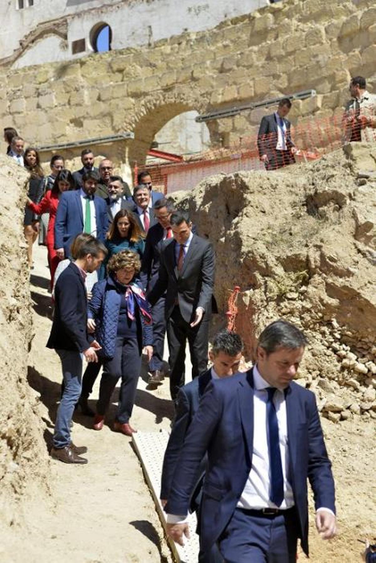 Visita de Pedro Sánchez en Cartagena