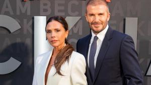 David y Victoria Beckham, en la presentación en Londres del documental de Netflix.