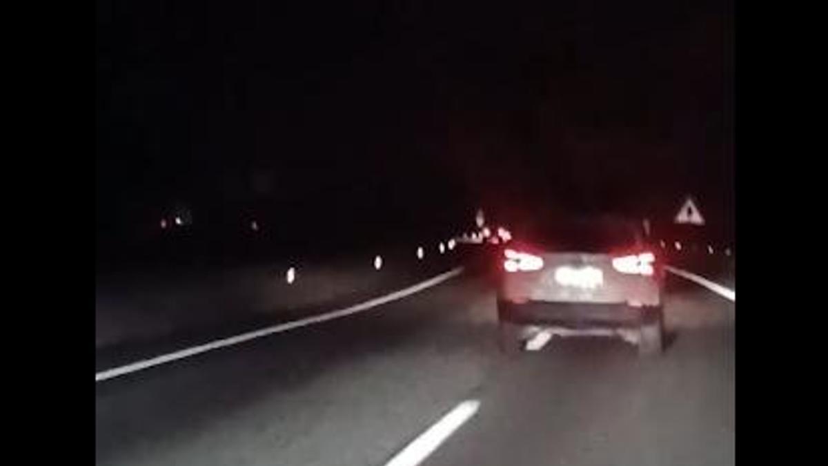 El vehicle infractor enregistrat per un usuari