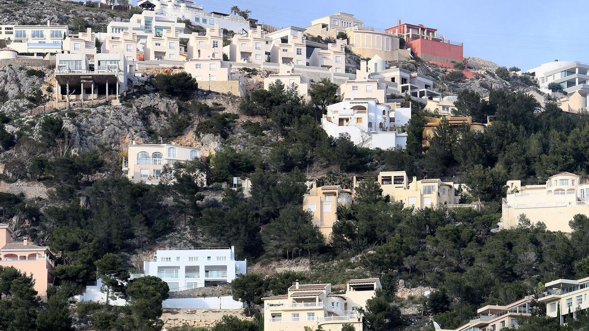 Viviendas de lujo en la urbanización Altea Hills, en la Sierra de Bernia.