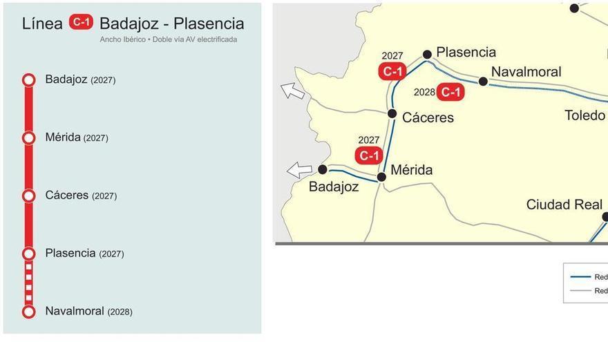 Proponen una red de Cercanías que vertebre Extremadura con enlaces a las comarcas