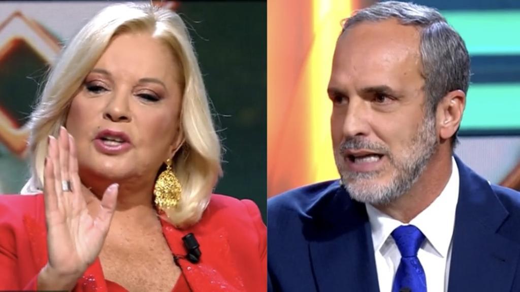 Bárbara Rey desquicia a Santi Acosta y tiene que tomar medidas contra ella  en directo: "Soy el presentador, tú escuchas y respondes"